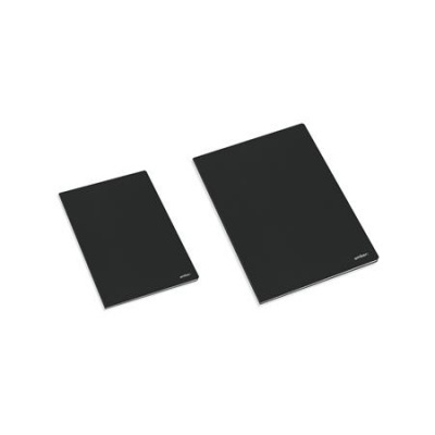 Zošit, A5, štvorčekový, 80 listov, AMBAR "Classic", čierna