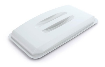 Poklop pre 60 l odpadkový kôš,  plast, DURABLE "Durabin®", biely