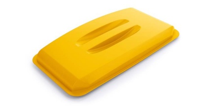 Poklop pre 60 l odpadkový kôš,  plast, DURABLE "Durabin®", žltý