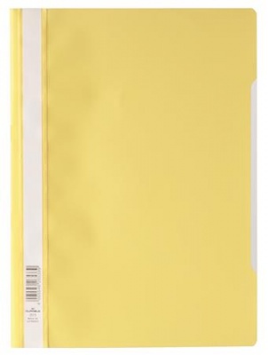Rýchloviazač, PP, A4, DURABLE "Economy", žltá