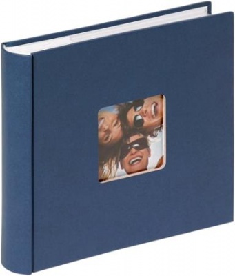 Fotoalbum, na 200 fotiek, 10x15 cm, "Walther Fun", tmavomodrý