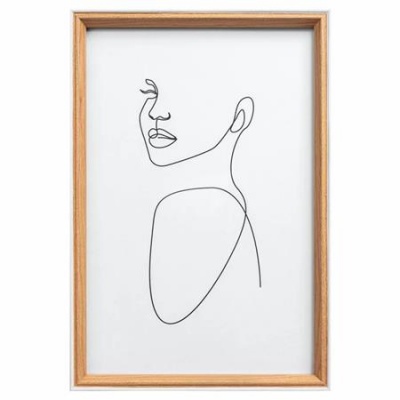 Obrazový rám, drevený,20x30 cm, "Silhouette", bukové drevo