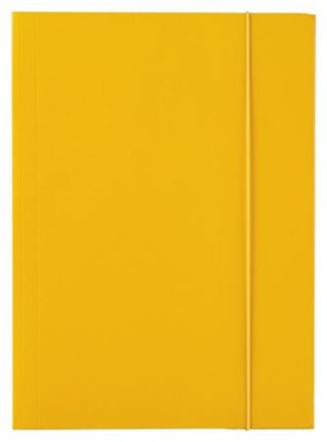 Doska s gumičkou, 15 mm, kartón, A4, ESSELTE "Economy", žltá