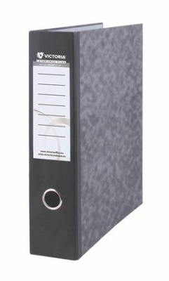 Pákový šanón, 75 mm, A4, kartónový, VICTORIA OFFICE „Eco”