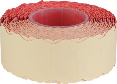 Cenové etikety, 22x12 mm, červená