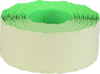 Cenové etikety, 25x16, FLUO zelená