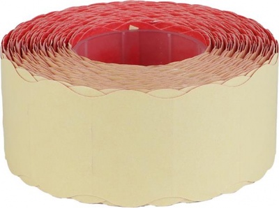 Cenové etikety, 25x16 mm, červená