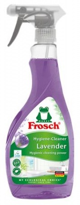 Hygienický čistiaci prostriedok, 500 ml, s rozprašovačom, FROSCH, levanduľa