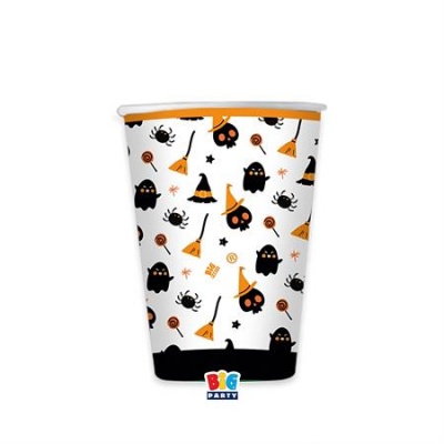 Pohár, papierový, 250 ml, "Halloween"