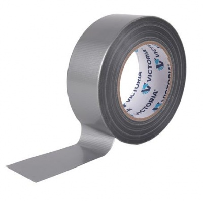 Lepiaca páska, 48mm x 50m,  extra silná, VICTORIA FACILITY, strieborná