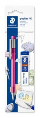 Mikroceruzka a grafitová tuha, 0,5 mm, STAEDTLER "Graphite 777",  mix farieb