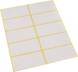 Etikety, 25x50 mm, 60 etikiet/bal