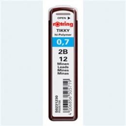 Grafitová tuha, 2B, 0,7 mm, ROTRING