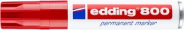 Permanentný popisovač, 4-12 mm, zrezaný, EDDING "800", červený