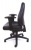 Kancelárska stolička, s nastaviteľnými opierkami rúk, čierna bonded koža, čierny podstavec, MaYAH "Super Champion"