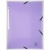 Doska s gumičkou, PP, A4, EXACOMPTA "Chromaline Pastel", fialová