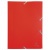 Doska s gumičkou, PP, A4, EXACOMPTA "Opaque", červená