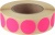 Etikety, okrúhle, 20 mm, 1000 etikiet/kotúč, ružová