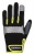 Ochranné rukavice, syntetická koža, univerzálne, L, čierna