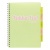 Špirálový zošit, A4, linkovaný, 100 listov, PUKKA PAD "Pastel project book", mix farieb