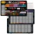 Liner, sada, kovová krabička, STABILO "Creative Tips ARTY", 10 rôznych farieb, 5 rôznych hrúbok