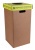 Odpadkový kôš, určený na zálohované fľaše, vyrobený z recyklovaných materiálov, 50 l, RECOBIN "Office"