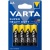 Batéria, AA tužková, 4 ks, VARTA "Super Heavy Duty"