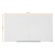 Magnetická sklenená tabuľa, 71,1x126 cm, NOBO "Impression Pro", biela