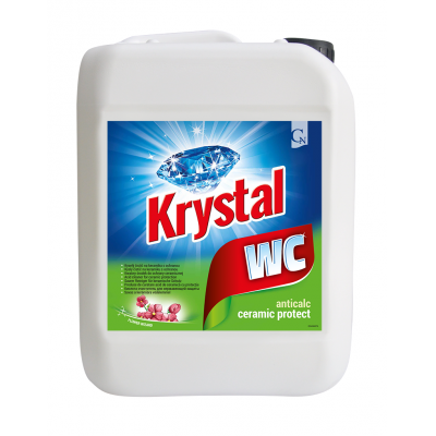 Krystal WC 5L kyslý na keramiku s ochranou, zelený