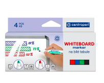 Značkovač CENTROPEN 8559, stierateľný sada 4 farby