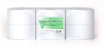 Toaletný papier Jumbo 100% biela celulóza - 19, 120m